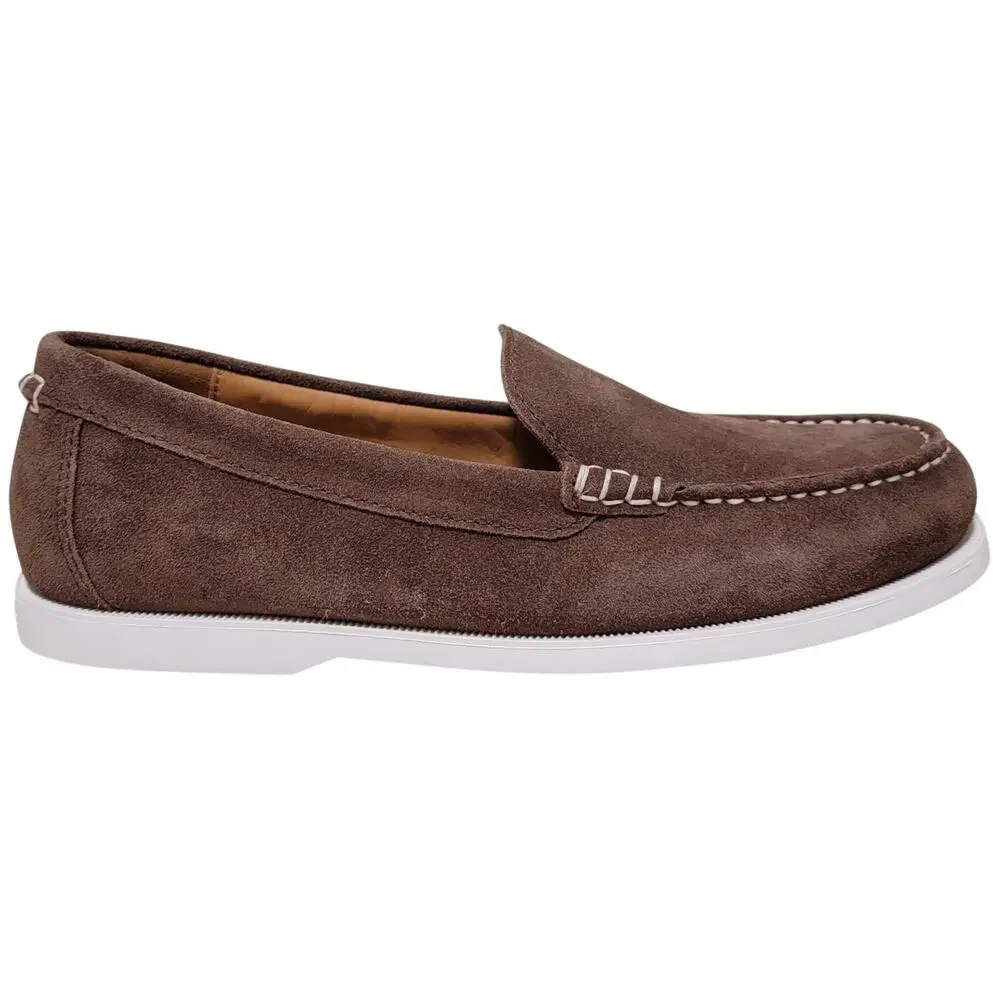 Polo Ralph Lauren Men Merton Venetian Slip On Loafer Size US 9D Dark Brown Suede